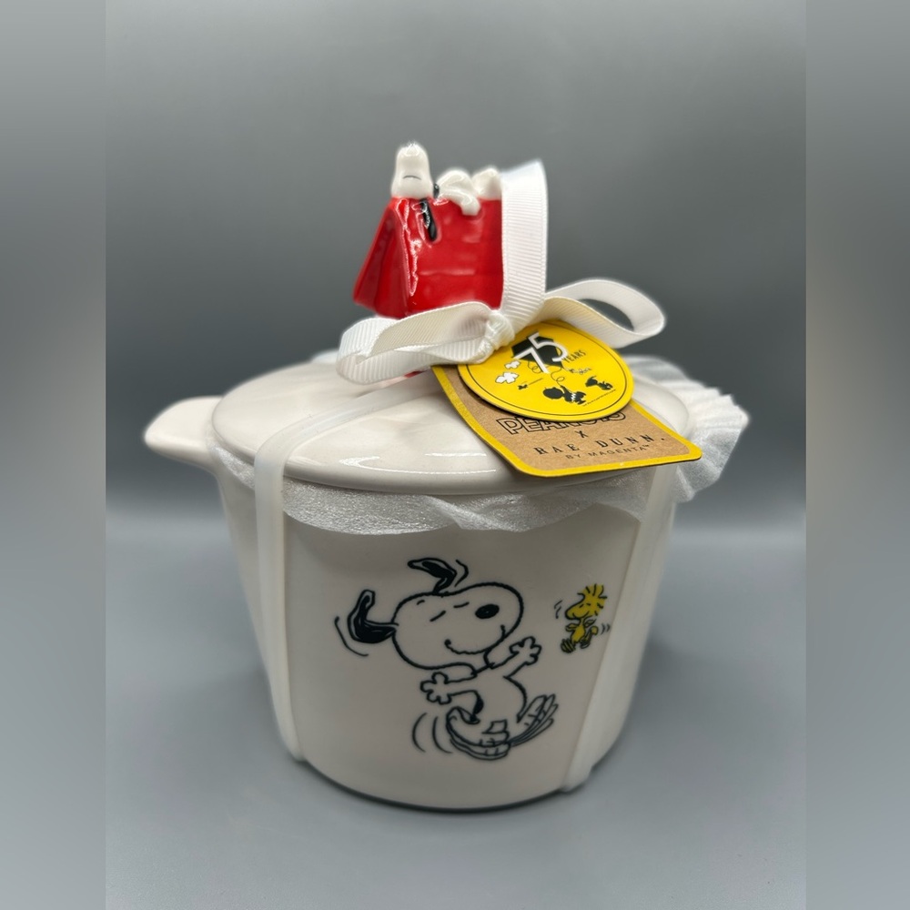 Rae Dunn Snoopy & Woodstock 75th Anniversary HOME SWEET HOME Baking Dish Lid NEW